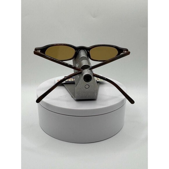 Vintage Y2K Sunglasses | Mini Frame Style | Brown Plastic Frame | Brown Sun Lens - Picture 7 of 10